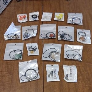 Assorted Stone Pendant Necklaces